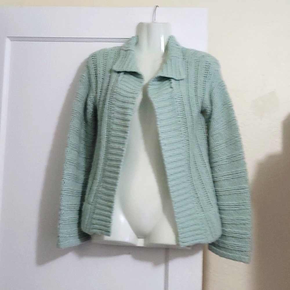 Light Mint Bebe Cardigan